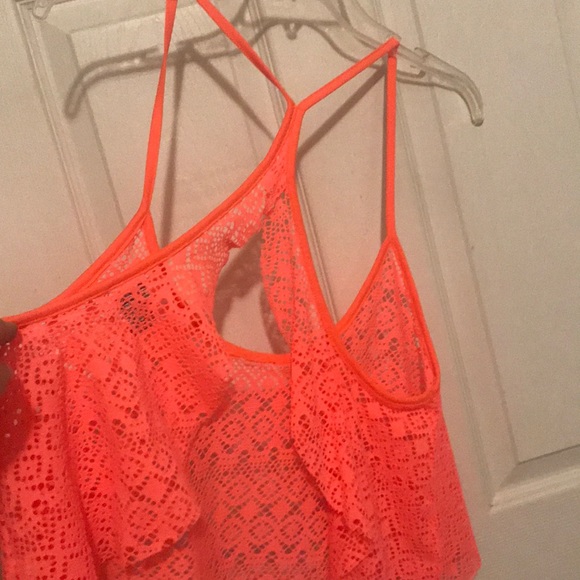 NWT ! PINK lace crop top - super cute back - Picture 5 of 6